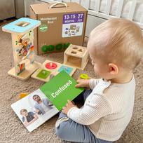 montessori zaislai - Woopie Montessori edukacinis rinkinys 6in1 (13–15 mėn) - 8 nuotrauka