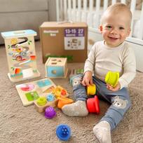 montessori zaislai - Woopie Montessori edukacinis rinkinys 6in1 (13–15 mėn) - 9 nuotrauka