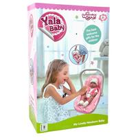 nesiokle lelei - Woopie Royal Kūdikio lėlė 30,5 cm + Rožinė nešioklė - 2 nuotrauka