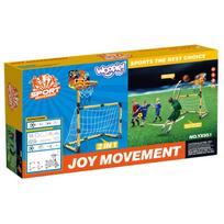 futbolo kamuolys - Krepšinio ir futbolo vartų rinkinys 2in1 WOOPIE + kamuoliai ir pompa - 3 nuotrauka