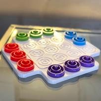 loginiai zaidimai - Woopie Strateginis loginis stalo žaidimas Circle Chess - 5 nuotrauka