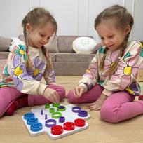 loginiai zaidimai - Woopie Strateginis loginis stalo žaidimas Circle Chess - 8 nuotrauka