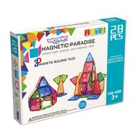 montessori zaislai - WOOPIE Magnetiniai konstruktoriai Montessori 3D, 28 vnt. - 3 nuotrauka