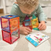 montessori zaislai - WOOPIE Magnetiniai konstruktoriai Montessori 3D, 28 vnt. - 7 nuotrauka