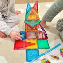 montessori zaislai - WOOPIE Magnetiniai konstruktoriai Montessori 3D, 28 vnt. - 8 nuotrauka