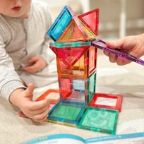 montessori zaislai - WOOPIE Magnetiniai konstruktoriai Montessori 3D, 28 vnt. - 9 nuotrauka