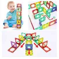 magnetiniu bloku rinkinys - Woopie magnetiniai konstruktoriaus blokeliai 3D 126vnt - 3 nuotrauka