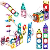magnetiniu bloku rinkinys - Woopie magnetiniai konstruktoriaus blokeliai 3D 126vnt - 5 nuotrauka