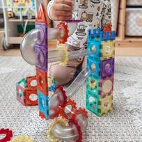 magnetiniu bloku rinkinys - Woopie magnetiniai konstruktoriaus blokeliai 3D 126vnt - 9 nuotrauka