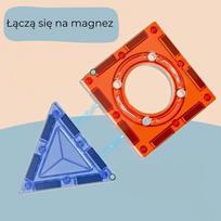 magnetinis konstruktorius lavinamasis - WOOPIE magnetiniai konstruktoriai 3D edukacinis kamuoliukų kelio rinkinys, 113 vnt. - 4 nuotrauka
