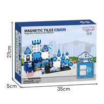 magnetines kaladeles - Woopie 3D magnetinių kaladėlių rinkinys Policijos komisariatas 42 vnt - 2 nuotrauka