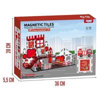 woop vaikiskas - Woopie magnetinis konstruktorius 3D Ugniagesių rinkinys, 48 el. - 2 nuotrauka