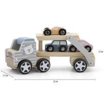 vilkiko priekaba - VIGA medinis vilkikas„PolarB“ su automobiliais - 5 nuotrauka