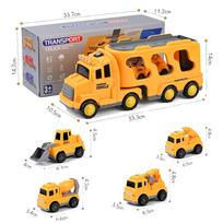 traliukas - WOOPIE Tralas automobilinis rinkinys 5 automobiliai - kelio pagalba - 3 nuotrauka