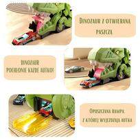 dinozauru trasa - Woopie dinozaurų bėgių transporto priemonių rinkinys - 6 nuotrauka