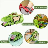 dinozauru trasa - Woopie dinozaurų bėgių transporto priemonių rinkinys - 7 nuotrauka