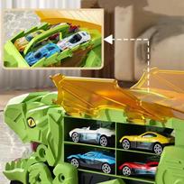 dinozauru trasa - Woopie dinozaurų bėgių transporto priemonių rinkinys - 12 nuotrauka