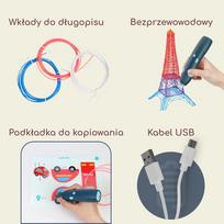 3d piestukas - WOOPIE 3D rašiklis su saugia USB kasete vaikams - 6 nuotrauka