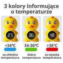 vandens termometras - WOOPIE BABY Vandens temperatūros termometras ančiukas 52852 - 5 nuotrauka