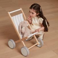 leles vezimelis - Viga Toys medinis lėlių vežimėlis - 9 nuotrauka