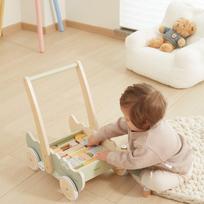 sokliukai - Stumiamas žaislas Viga Baby Walker Pink 50178 - 2 nuotrauka