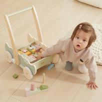 sokliukai - Stumiamas žaislas Viga Baby Walker Pink 50178 - 4 nuotrauka