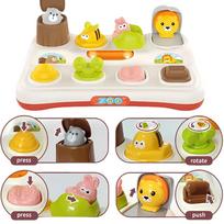 issokantis zaislas - Woopie Baby Lavinantis žaislas Pop Up ZOO 52517 - 4 nuotrauka