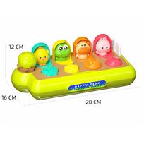 happie - Woopie Baby Edukacinis žaislas Iššokantys gyvūnai Happy Farm POP-UP 49720 - 3 nuotrauka