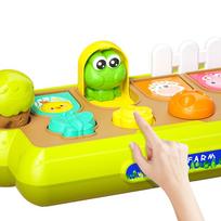 happie - Woopie Baby Edukacinis žaislas Iššokantys gyvūnai Happy Farm POP-UP 49720 - 8 nuotrauka