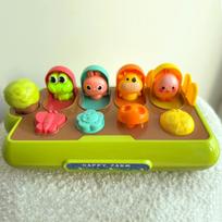 happie - Woopie Baby Edukacinis žaislas Iššokantys gyvūnai Happy Farm POP-UP 49720 - 12 nuotrauka