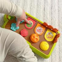 happie - Woopie Baby Edukacinis žaislas Iššokantys gyvūnai Happy Farm POP-UP 49720 - 14 nuotrauka