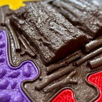 ortopediniai kilimeliai deliones - WOOPIE Royal Puzzle ortopedinis sensorinis kilimėlis, 26 el. + 4 maži - 9 nuotrauka