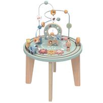 medinis zaislas - Tooky Toys Edukacinis lavinamasis stalas su motorikos kilpa - 5 nuotrauka