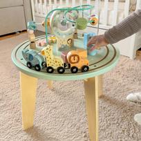 medinis zaislas - Tooky Toys Edukacinis lavinamasis stalas su motorikos kilpa - 8 nuotrauka