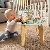 medinis zaislas - Tooky Toys Edukacinis lavinamasis stalas su motorikos kilpa - 11 nuotrauka