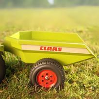 automobilio priekaba - Paspiriamas automobilis Falk Claas Axos 310, žalias - 10 nuotrauka