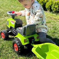 automobilio priekaba - Paspiriamas automobilis Falk Claas Axos 310, žalias - 11 nuotrauka
