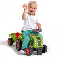 paspiriamas traktorius - FALK Claas 470 Arion paspiriama mašinėlė – traktorius su priekaba, žalias (Green) - 3 nuotrauka