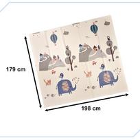 putplascio kilimelis - Proline iko-KX4503_4 mokomasis sulankstomas dvipusis putplasčio kilimėlis 180 x 200 cm - 6 nuotrauka