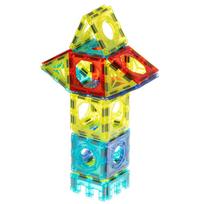 blokeliai - Šviečiantis magnetinis konstruktorius 75 det. - 6 nuotrauka