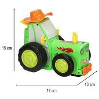 radijo bangomis valdomi - Ikona RC šokinėjantis traktorius su garsu Žalias (Green) - 4 nuotrauka