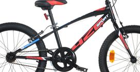 dviracio dinama - Vaikiškas dviratis Aurelia 420U Sport 20", juodas - 2 nuotrauka