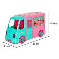 leliu kemperis - Ikonka lėlių automobilių rinkinys "Food truck" 21 el. - 4 nuotrauka