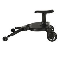 vezimelis kudikiui - RoGer Pushchair Extension with Child Seat, Juodas (Black) - 8 nuotrauka