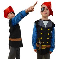 karnavaliniai kostiumai - Karnavalinis kostiumas Piratas, juodas (Black) - 2 nuotrauka
