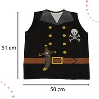 karnavaliniai kostiumai - Karnavalinis kostiumas Piratas, juodas (Black) - 6 nuotrauka