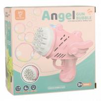 burbulai - Kontext muilo burbulų pistoletas su sparnais Rožinis (Pink) - 3 nuotrauka