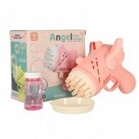 burbulai - Kontext muilo burbulų pistoletas su sparnais Rožinis (Pink) - 4 nuotrauka