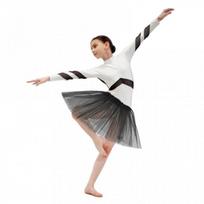 tutu sijonas - Tiulio tutu sijonas, juodas (Black) - 2 nuotrauka