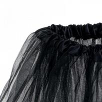 tutu sijonas - Tiulio tutu sijonas, juodas (Black) - 5 nuotrauka